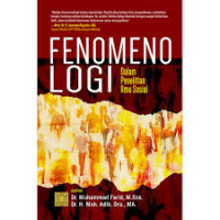 Image of Fenomenologi: dalam Penelitian Ilmu Sosial