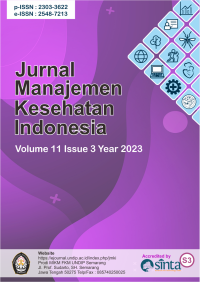 Image of Jurnal - JMKI: Jurnal Manajemen Kesehatan Indonesia