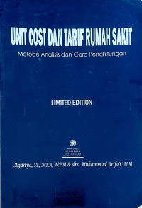 Image of Unit Cost dan Tarif Rumah Sakit